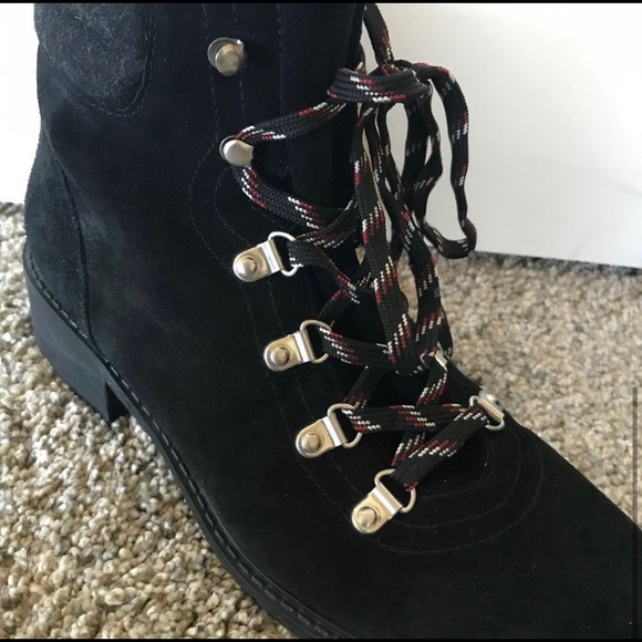 Sam Edelman Darrah Lace Up Ankle Combat Boots - Picture 3 of 4